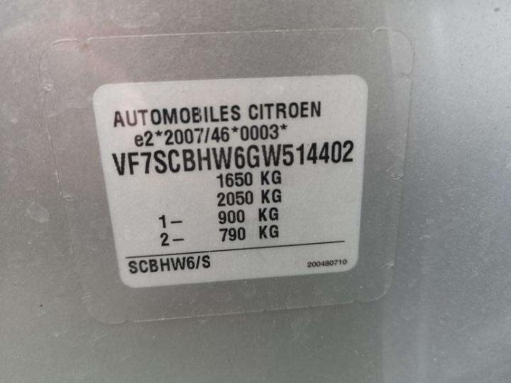 Photo 22 VIN: VF7SCBHW6GW514402 - CITROEN C3 