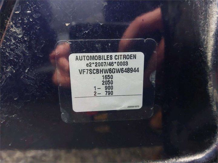 Photo 8 VIN: VF7SCBHW6GW648944 - CITROEN C3 