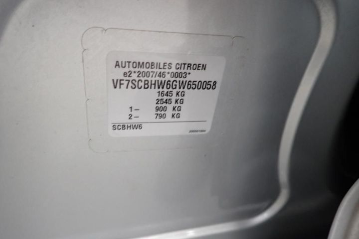 Photo 6 VIN: VF7SCBHW6GW650058 - CITROEN C3 