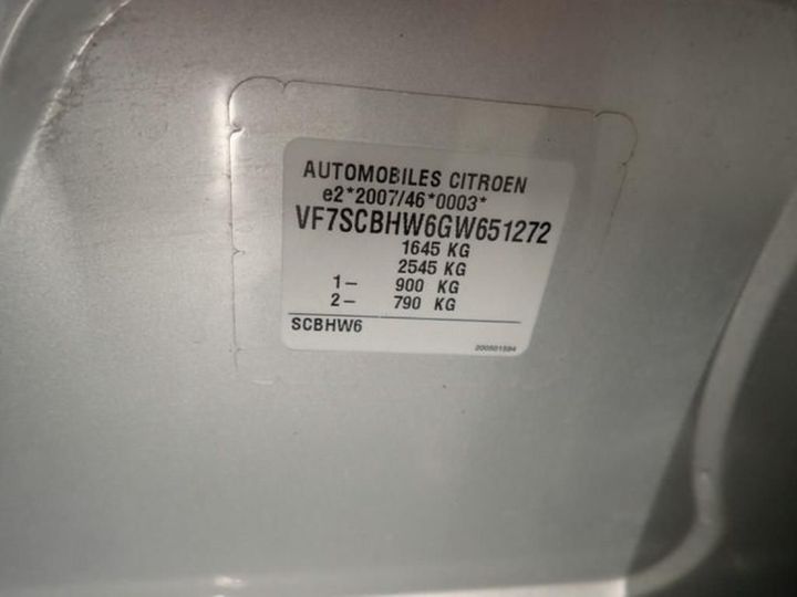 Photo 13 VIN: VF7SCBHW6GW651272 - CITROEN C3 