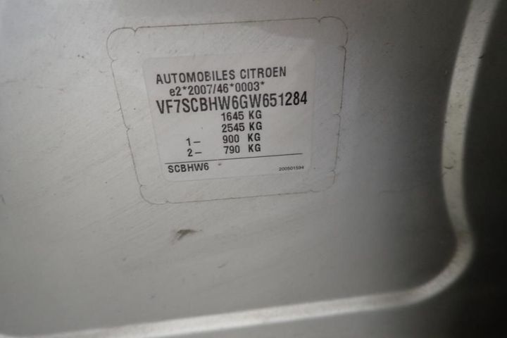 Photo 7 VIN: VF7SCBHW6GW651284 - CITROEN C3 