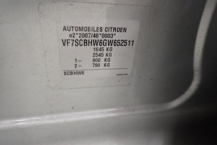 Photo 7 VIN: VF7SCBHW6GW652511 - CITROEN C3 