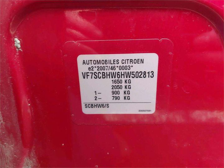 Photo 8 VIN: VF7SCBHW6HW502813 - CITROEN C3 