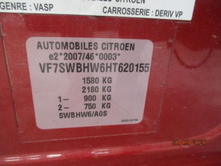 Photo 12 VIN: VF7SWBHW6HT620155 - CITROEN C3 5P ENTREPRISE (2 SEATS) 