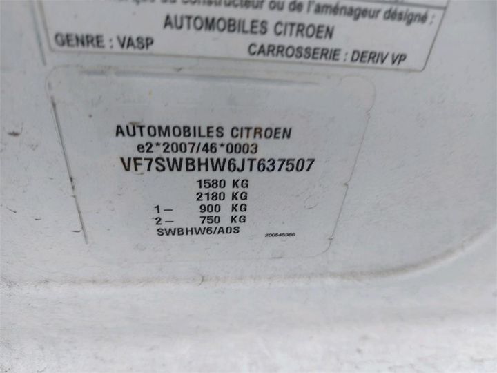 Photo 8 VIN: VF7SWBHW6JT637507 - CITROEN C3 