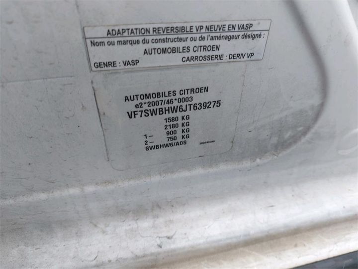 Photo 8 VIN: VF7SWBHW6JT639275 - CITROEN C3 