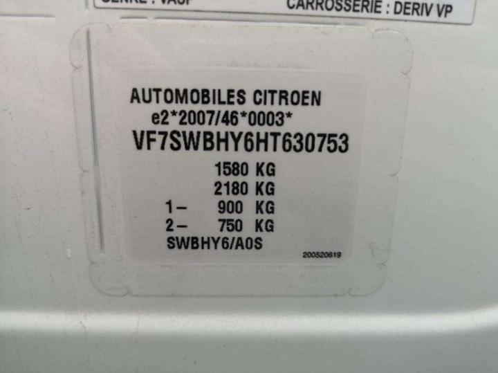 Photo 28 VIN: VF7SWBHY6HT630753 - CITROEN C3 