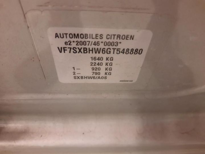 Photo 7 VIN: VF7SXBHW6GT548880 - CITROEN C3 5P 