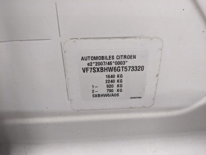 Photo 14 VIN: VF7SXBHW6GT573320 - CITROEN C3 