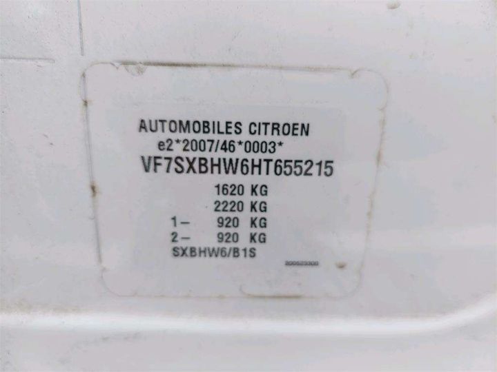 Photo 8 VIN: VF7SXBHW6HT655215 - CITROEN C3 