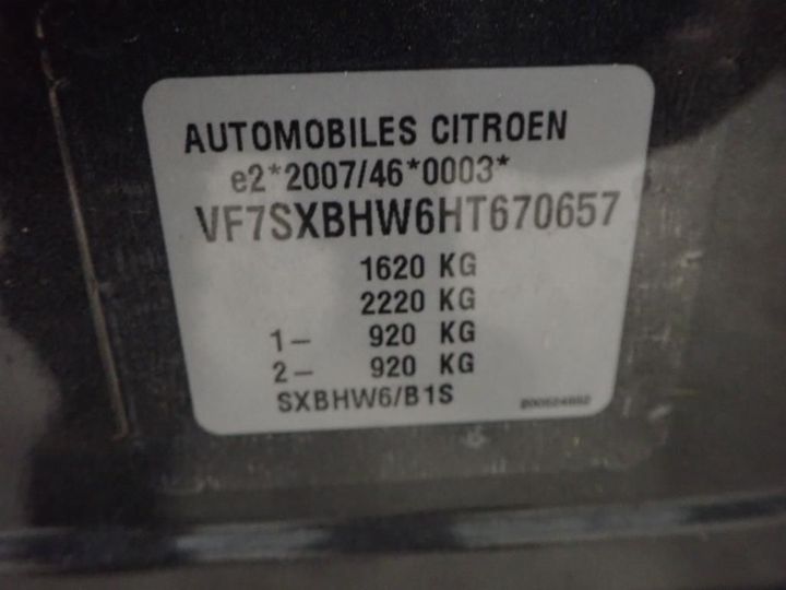 Photo 11 VIN: VF7SXBHW6HT670657 - CITROEN C3 