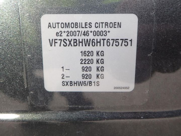 Photo 11 VIN: VF7SXBHW6HT675751 - CITROEN C3 5P 