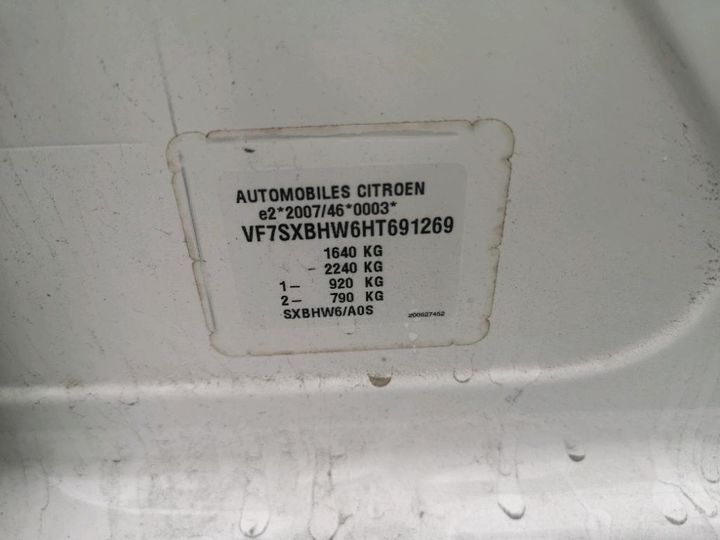 Photo 8 VIN: VF7SXBHW6HT691269 - CITROEN C3 