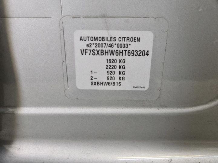 Photo 8 VIN: VF7SXBHW6HT693204 - CITROEN C3 