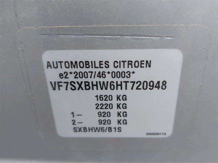 Photo 8 VIN: VF7SXBHW6HT720948 - CITROEN C3 