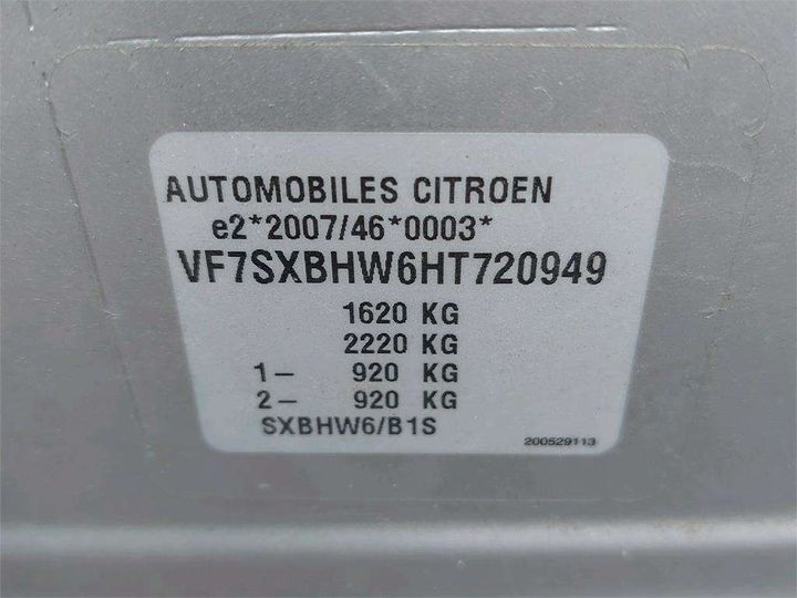 Photo 8 VIN: VF7SXBHW6HT720949 - CITROEN C3 