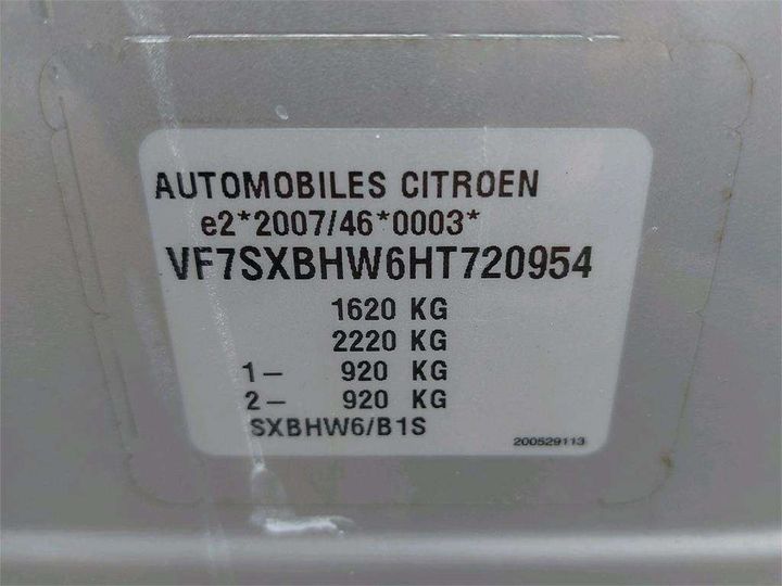 Photo 8 VIN: VF7SXBHW6HT720954 - CITROEN C3 