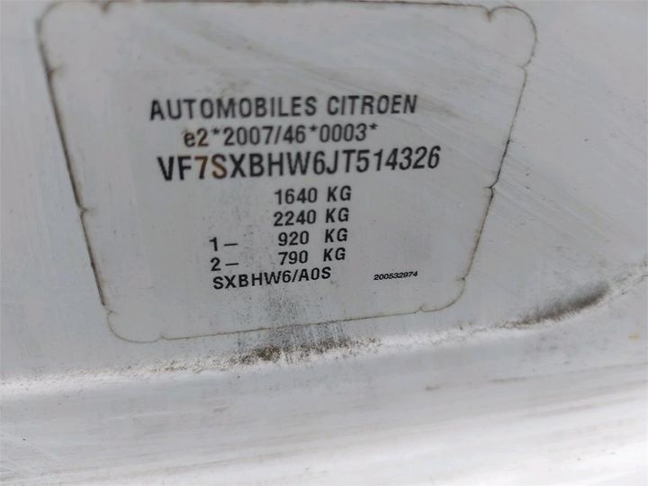 Photo 8 VIN: VF7SXBHW6JT514326 - CITROEN C3 