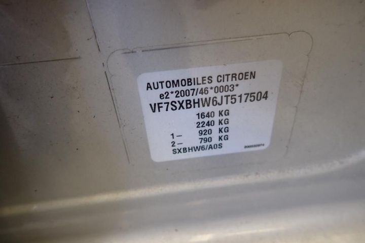 Photo 29 VIN: VF7SXBHW6JT517504 - CITROEN C3 