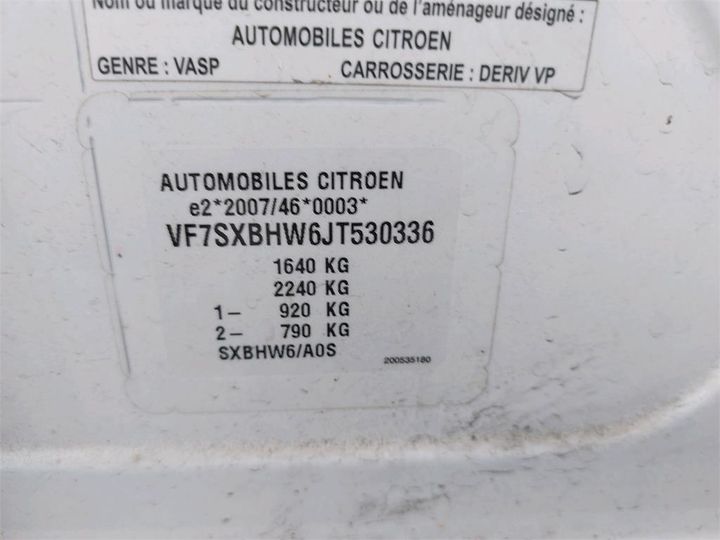 Photo 8 VIN: VF7SXBHW6JT530336 - CITROEN C3 