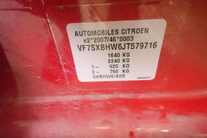 Photo 7 VIN: VF7SXBHW6JT579716 - CITROEN C3 