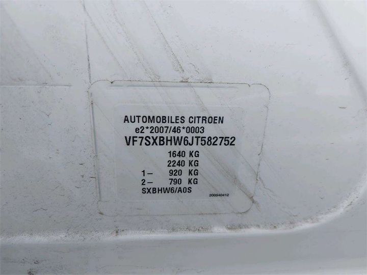 Photo 8 VIN: VF7SXBHW6JT582752 - CITROEN C3 