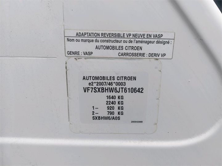 Photo 8 VIN: VF7SXBHW6JT610642 - CITROEN C3 