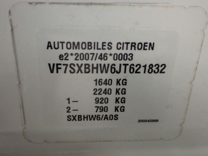 Photo 11 VIN: VF7SXBHW6JT621832 - CITROEN C3 