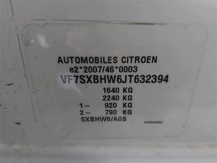 Photo 8 VIN: VF7SXBHW6JT632394 - CITROEN C3 