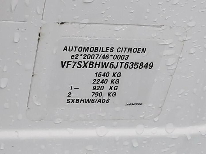 Photo 24 VIN: VF7SXBHW6JT635849 - CITROEN C3 