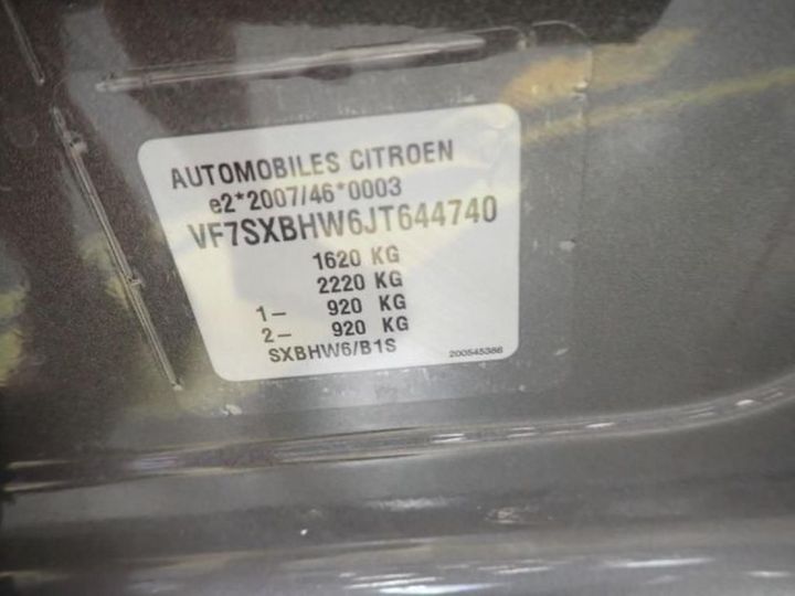 Photo 12 VIN: VF7SXBHW6JT644740 - CITROEN C3 