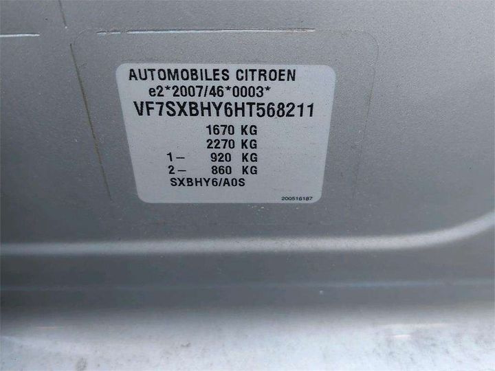 Photo 8 VIN: VF7SXBHY6HT568211 - CITROEN C3 