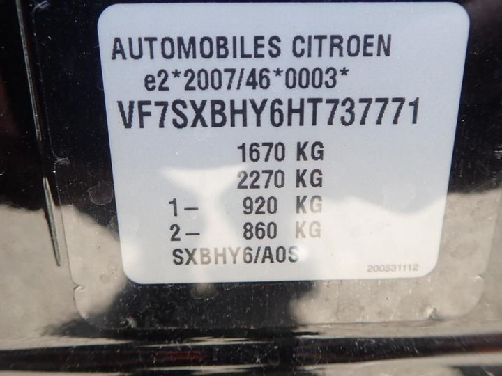 Photo 4 VIN: VF7SXBHY6HT737771 - CITROEN C3 