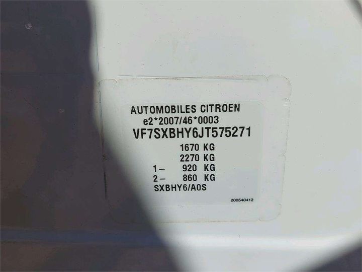 Photo 8 VIN: VF7SXBHY6JT575271 - CITROEN C3 