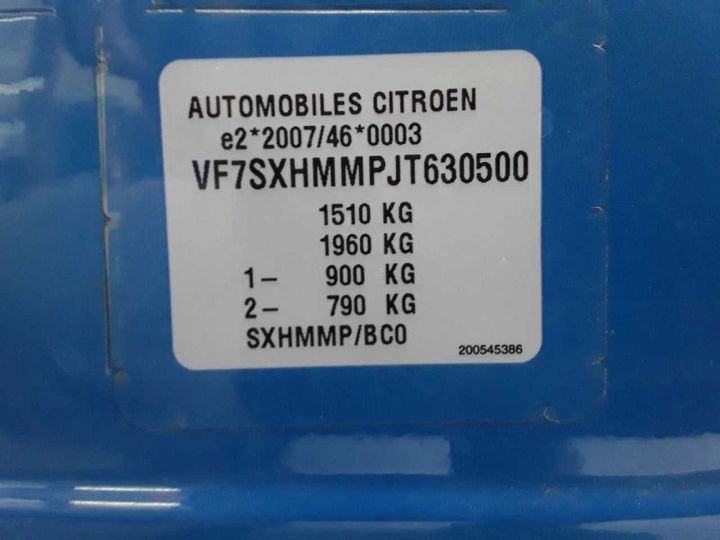 Photo 10 VIN: VF7SXHMMPJT630500 - CITROEN C3 