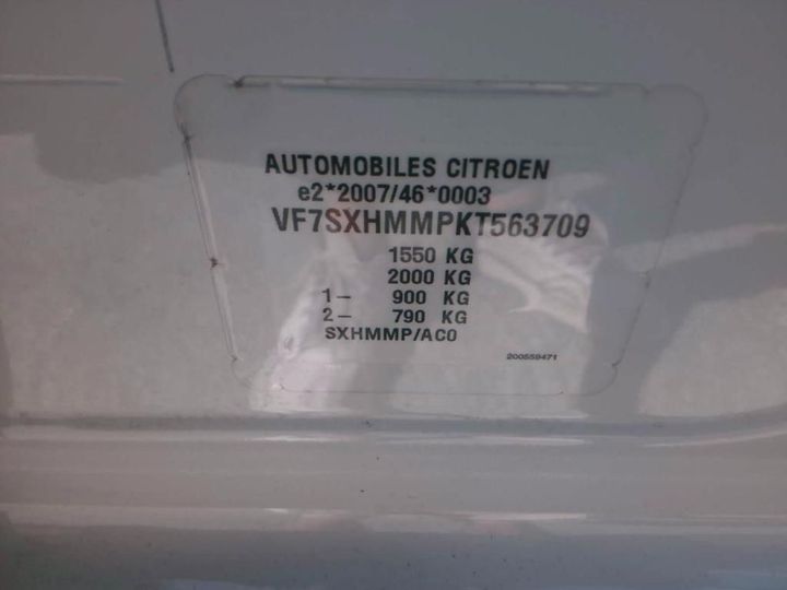 Photo 10 VIN: VF7SXHMMPKT563709 - CITROEN C3 