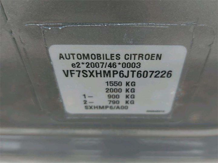 Photo 8 VIN: VF7SXHMP6JT607226 - CITROEN C3 