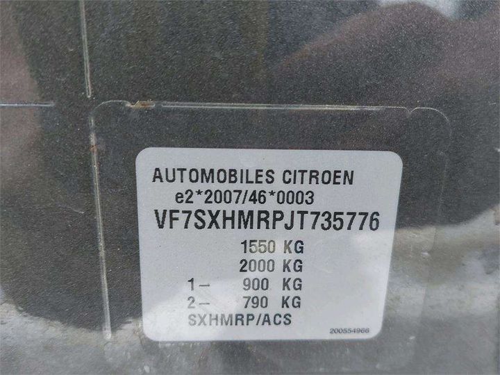 Photo 8 VIN: VF7SXHMRPJT735776 - CITROEN C3 