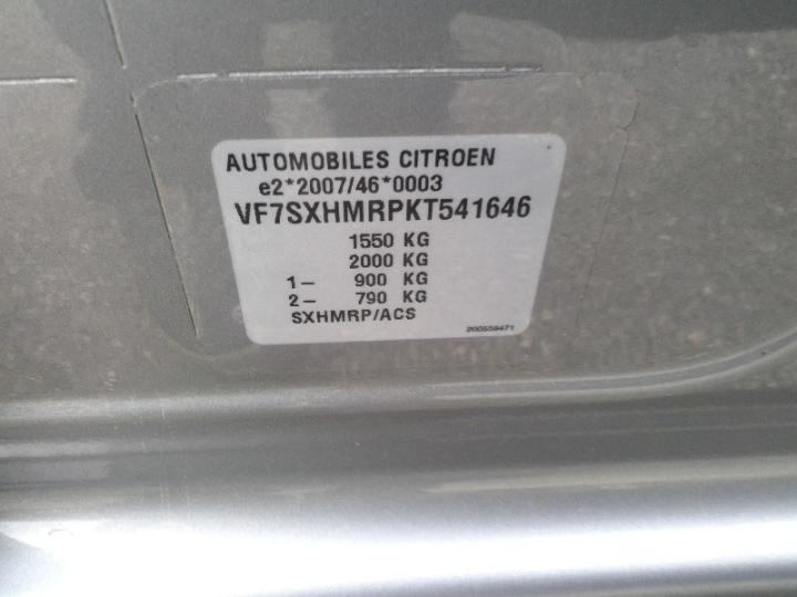 Photo 8 VIN: VF7SXHMRPKT541646 - CITROEN C3 