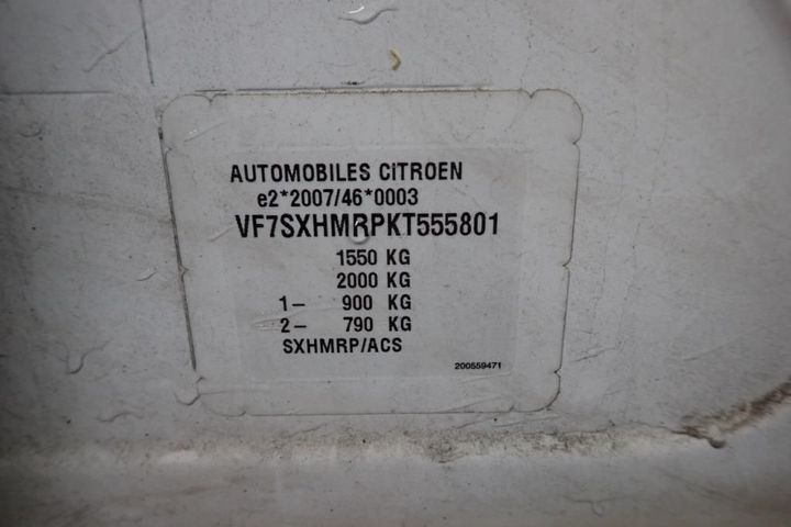 Photo 15 VIN: VF7SXHMRPKT555801 - CITROEN C3 