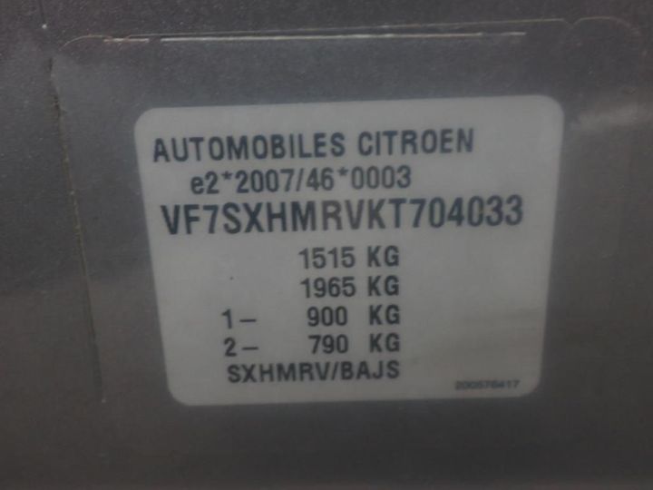 Photo 7 VIN: VF7SXHMRVKT704033 - CITROEN C3 