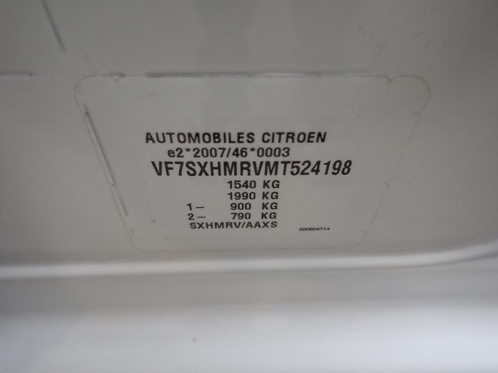 Photo 13 VIN: VF7SXHMRVMT524198 - CITROEN C3 20- 