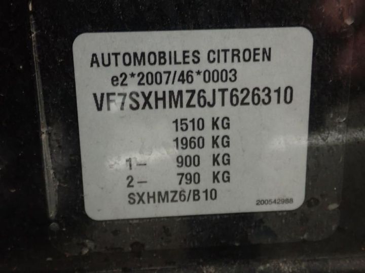 Photo 12 VIN: VF7SXHMZ6JT626310 - CITROEN C3 