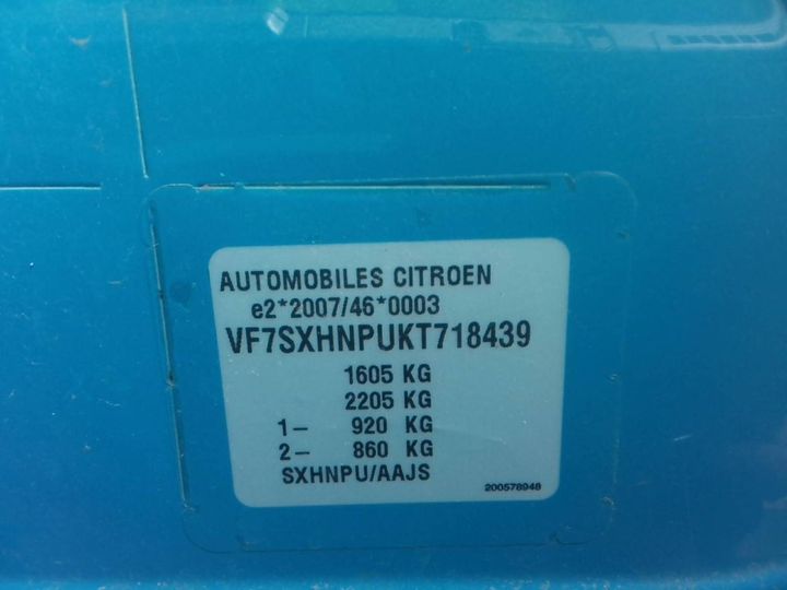 Photo 8 VIN: VF7SXHNPUKT718439 - CITROEN C3 