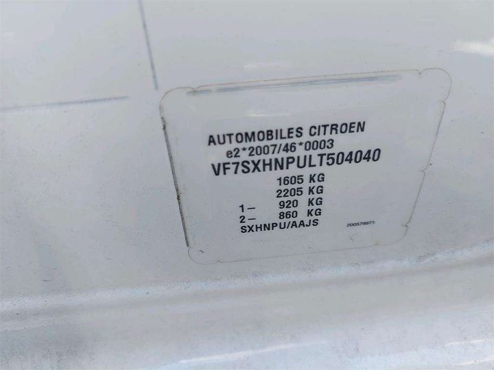 Photo 8 VIN: VF7SXHNPULT504040 - CITROEN C3 