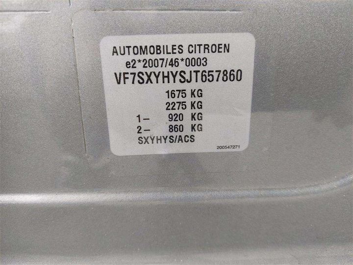 Photo 8 VIN: VF7SXYHYSJT657860 - CITROEN C3 