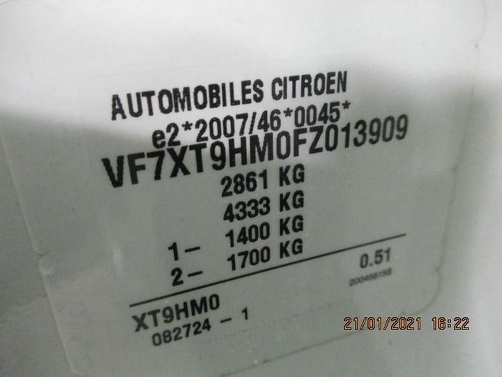 Photo 12 VIN: VF7XT9HM0FZ013909 - CITROEN JUMPY 