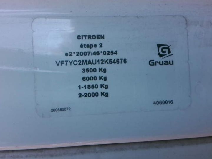 Photo 8 VIN: VF7YC2MAU12K54676 - CITROEN JUMPER 