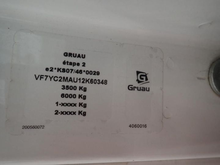 Photo 23 VIN: VF7YC2MAU12K60348 - CITROEN JUMPER 