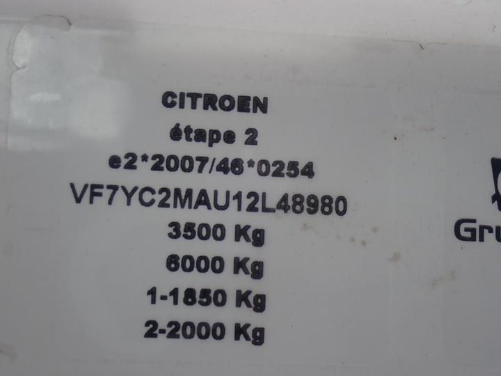 Photo 11 VIN: VF7YC2MAU12L48980 - CITROEN JUMPER 